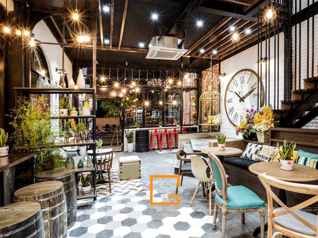 thiết kế quán cafe nhỏ đẹp